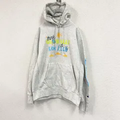 Champion　チャンピオン　リバースウィーブ　スウェットパーカー/フーディー　霜降りグレー　Lサイズ　古着【値引き交渉OK！】
