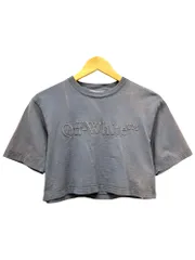 OFF-WHITE (オフホワイト) LAUNDRY ロゴTシャツ XS グレー レディース/036のサムネイル