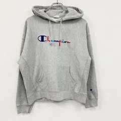 Champion　チャンピオン　リバースウィーブ　スウェットパーカー/フーディー　ヘビーウエイト　現行　灰色　グレー　XLサイズ　古着【値引き交渉OK！】