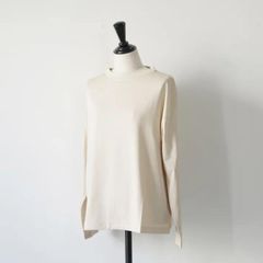 HERMES ニットワンピース ホワイト ロング ボタン カシミヤ ウール 