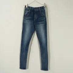 AMERI アメリ DENIM DOCKING SWEAT PANTS デニム ドッキング スウェット パンツ 美脚 テーパードのサムネイル