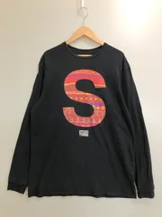 【中古品】 STUSSY ステューシー BIG S LOGO INTERNATIONAL STUSSY TRIBE LS TEE ビッグロゴ 長袖 Tシャツ メンズ トップス 【142-260512-em-59-min】
