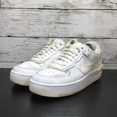 NIKE WMNS AIR FORCE 1 SHADOW ナイキ エア フォース 1 シャドウ 23.5cm ホワイト 白 スニーカー レディス CI0919-100 L01275