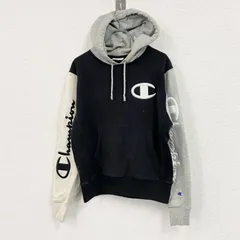 Champion　チャンピオン　リバースウィーブ　スウェットパーカー/フーディー　現行　マルチカラー　黒　ブラック　Mサイズ　古着【値引き交渉OK！】