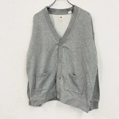 Levi's　リーバイス　スウェットカーディガン　灰色　グレー　Lサイズ　古着【値引き交渉OK！】