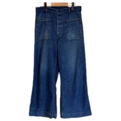 京*菜様 裾幅32.5! 40s US NAVY デニムセーラーパンツ 巻きパン - メルカリ