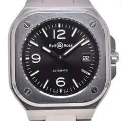 ベル＆ロス Bell＆Ross BR05A-BL-ST/SST BR05 ブラックスティール デイト ブラック 自動巻き メンズ 美品 箱・保証書付き 腕時計 H#147379のサムネイル