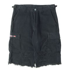 diesel ラインストーン ハーフパンツ ダメージ - メルカリ