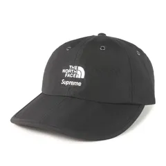 【美品】Supreme シュプリーム キャップ ブラック 黒 サイズ:FREE | 24SS ×THE NORTH FACE ロゴ刺繍 6パネルキャップ Split 6 Panel コラボ【メンズ】【中古】