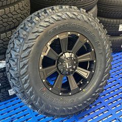 新品 タイヤホイール 4本セット Jeep ラングラー JL JK ヨコハマ ジオランダー MT G003 285/70R17 17インチ LEXXEL DeathRock デスロック