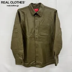 2026年最新】supreme leather shirtの人気アイテム - メルカリ