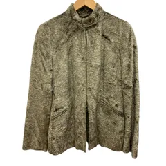 EMPORIO ARMANI/エンポリオアルマーニ/フェイクファー/Wジップ/ジャケット/ブラウン系/サイズ40/レディース/FE0051のサムネイル