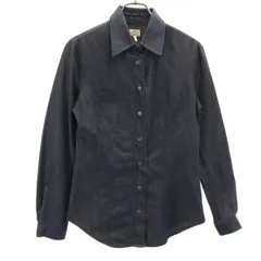 ARMANI JEANS アルマーニジーンズ イタリア製 長袖 シャンブレーシャツ 38 インディゴ レディース 古着のサムネイル