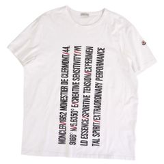MONCLER 1952 ロゴプリント Tシャツ ホワイト - メルカリ