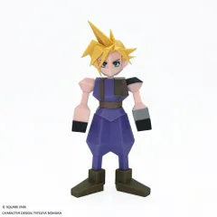 【予約商品】ファイナルファンタジーVII ポリゴンソフビ クラウド・ストライフ【再販】【箱あり】【正規品】スクウェアエニックス