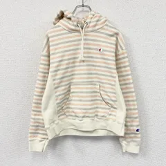 Champion　チャンピオン　リバースウィーブ　スウェットパーカー/フーディー　ヘビーウェイト　ボーダー　マルチカラー　Sサイズ　古着【値引き交渉OK！】