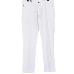 新品未使用】SINA COVA 超ストレッチパンツ 洗える ロゴボタン - メルカリ
