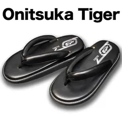 Onitsuka Tiger "TIGER SETTA NM" 雪駄 レザーサンダル トングサンダル 厚底 27cm オニツカタイガー 本革 レザー 靴 プラットフォームシューズ 和装 モダンのサムネイル