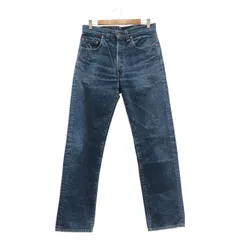 【中古】80s LEVI'S 505 サイズW32L34 505-0217 スモールe 裏ボタン552 USA製[91]