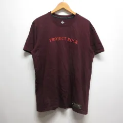 アンダーアーマー UNDER ARMOUR プロジェクトロック クレスト ヘビーウェイト ショートスリーブ Tシャツ M ボルドー 1379749 半袖 スポーツウェア