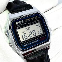 CASIO A158WA-1JH. クロムエクセルレザー チプカシ - メルカリ