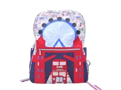 Cath Kidston キャスキッドソン ロンドン リュック デイパック バッグ アイボリーｘ紺ｘ赤 ■■ レディース