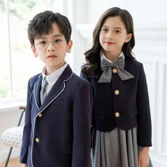 新品 スーツ 女の子 男の子 上下セット 入学スーツ ジャケット ワンピース スカート 七五三 入園スーツ 子供スーツ 制服 子供服 可愛い 卒業式 ワンピース スタイル お受験 華やか 入学式 卒園式 入園式 発表会 子供服 法事 #vndxe