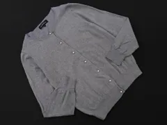green label relaxing グリーンレーベルリラクシング ユナイテッドアローズ パールボタン カーディガン size38/ライトグレー ■◇ レディース