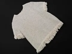 GREED グリード ツイード 半袖 カットソー sizeS/白 ■◇ レディースのサムネイル