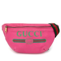 GUCCI ウエストポーチ ロゴ 【正規品】 バム シェリーライン - メルカリ