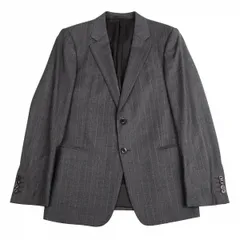 アルマーニコレツィオーニARMANI COLLEZIONI ストライプ2Bウールジャケット グレー50のサムネイル