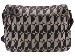 Pierre Cardin ピエールカルダン 総柄 ショルダー バッグ 茶ｘグレー ■■ レディースのサムネイル