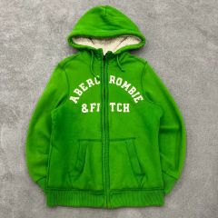 ☆新品☆アバクロンビー&フィッチ☆シェルパフリースジャケット (Red/M 