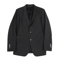 ドルチェ&ガッバーナDOLCE&GABBANA ピンストライプナローラペルジャケット チャコール44のサムネイル