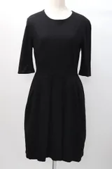 YOKO CHANヨーコチャン レーヨン混タックドレスワンピース【40】【LOPA60144】のサムネイル