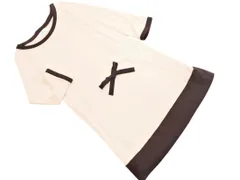 Courreges クレージュ ロゴ ワンピース size38/ベージュ ■◇ レディースのサムネイル