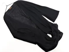PROFILE プロフィール カシュクール ニット カーディガン size38/黒 ■◇ レディースのサムネイル