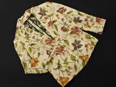 miss ashida ミスアシダ 花柄 ジャガード ジャケット size7/アイボリー ■◇ レディースのサムネイル