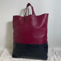 2604-275｜美品｜セリーヌ ホリゾンタルカバ トートバッグ バイカラー 