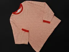 CIAOPANIC TYPY チャオパニックティピー ボーダー カットソー sizeM/ベージュx赤 ■◇ レディース