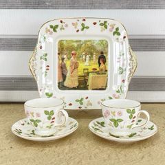 Wedgwoodウェッジウッド ワイルドストロベリー プレート ボンボ