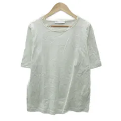 ファビアナフィリッピ FABIANA FILIPPI Tシャツ カットソー シルク M オフホワイト 無地 ラウンドネック 五分袖 /YS48 ■ECD002のサムネイル