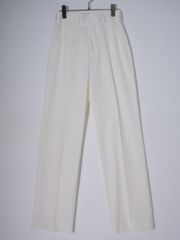 26SS 今期 極美品 ANAYI サッカーストレッチテーパードパンツ ホワイト