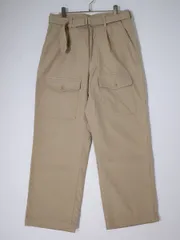PHIGVEL MAKERS & Co.フィグベル DOUBLE CLOTH BELTED TROUSERSダブルクロス ベルテッド トラウザーズ パンツ【2】【MPTA78117】のサムネイル