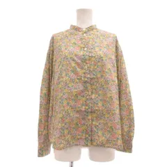 スキャパ SCAPA 美品 シャツ 長袖 ノーカラー 花柄 コットン 38 マルチカラー /MGのサムネイル