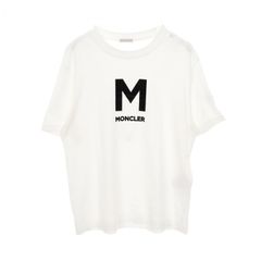 サイズM□新品□モンクレール カレッジロゴ Tシャツ 半袖TEE 