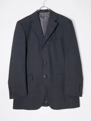 BURBERRY LONDONバーバリー ロンドン 日本製 上質羊毛サマーウール シャドーチェック3Bテーラードジャケット【92-78-170 R38】【MJKA77775】のサムネイル