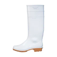 ●●期間限定価格●● 1足限り!!再入荷なし！【正規品取扱店･新品 】Achilles アキレス　ワークマスターTWB2100 衛生加工・耐油長靴  ホワイト/クレープ(26.5cm)のサムネイル
