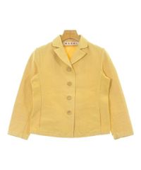 MARNI ノーカラージャケット 半袖 グリーンー系 - メルカリ