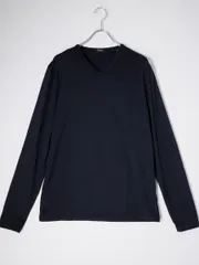 Theoryセオリー BALANCE JERSEY/ESSENTIAL V LS長袖Vネックカットソー【S】【MTSA79049】のサムネイル